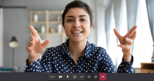 video-conference-call-smiling-professional-woman