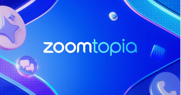 Zoomtopia 2024 official logo – virtual event by Zoom showcasing the latest innovations in video conferencing, AI integration, and collaboration tools.