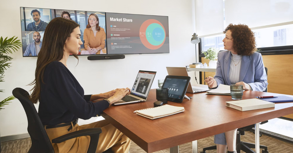 POLY STUDIO X32: THE COMPACT POWERHOUSE FOR SEAMLESS VIDEO CONFERENCING