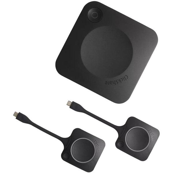 Barco ClickShare Wireless Presentation System – Base Unit and USB-C Buttons for Effortless Collaboration