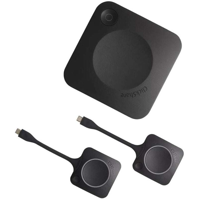 Barco ClickShare Wireless Presentation System – Base Unit and USB-C Buttons for Effortless Collaboration