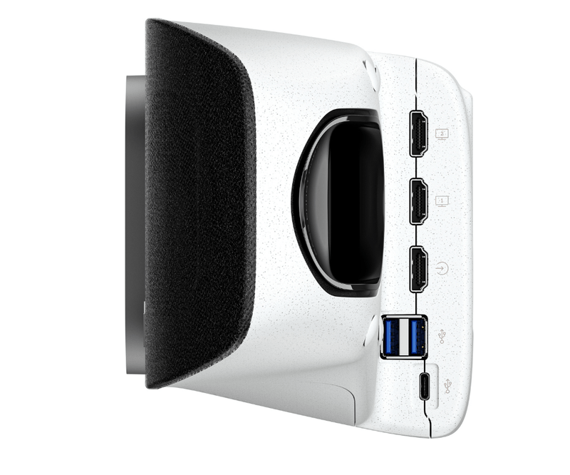 Poly Studio V72 Right-Side Ports – HDMI, USB, and Power Connections for Flexible Video Conferencing Setup | Vivo Technologies