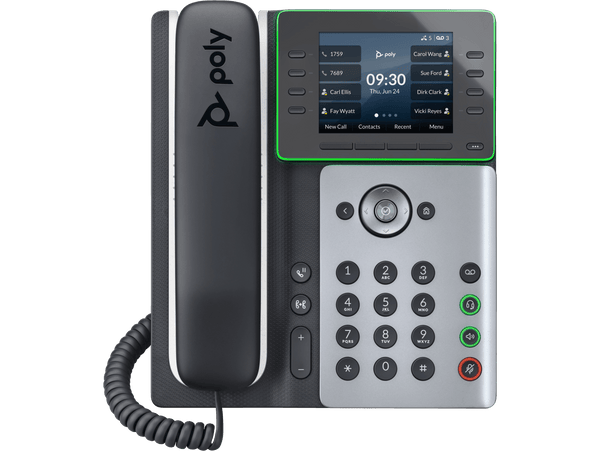 POLY EDGE E350 IP PHONE AND PoE- ENABLED