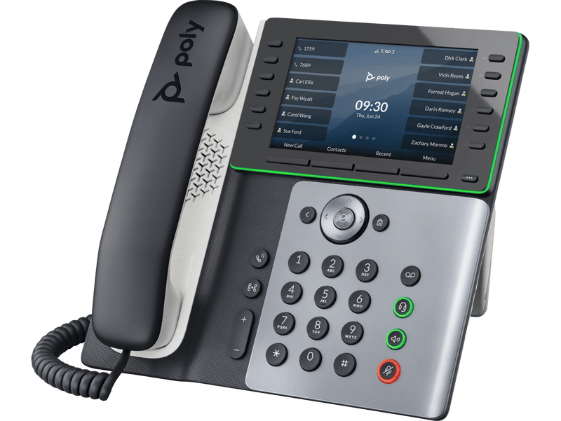 POLY EDGE E550 IP PHONE AND PoE- ENABLED